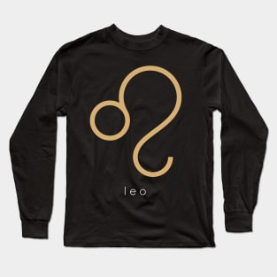 Zodiac Sign Leo Long Sleeve T-Shirt